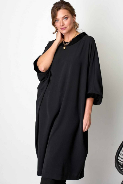 Платье SOVA 11191 черный - фото 6
