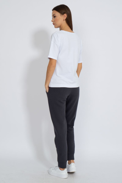 Футболка круглогодичная свободный крой из хлопкового трикотажа Kivviwear 4026.87 - фото 8