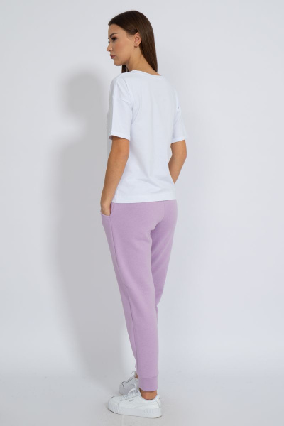 Футболка круглогодичная свободный крой из хлопкового трикотажа Kivviwear 4026.88 - фото 10