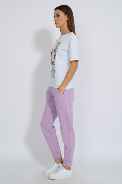 Футболка круглогодичная свободный крой из хлопкового трикотажа Kivviwear 4026.88 - фото 9