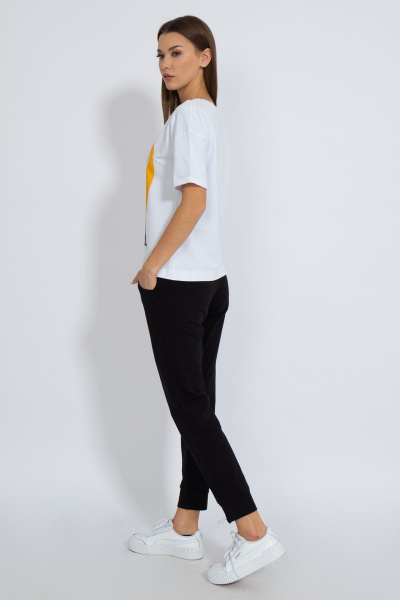 Футболка круглогодичная свободный крой из хлопкового трикотажа Kivviwear 4026.90 - фото 8