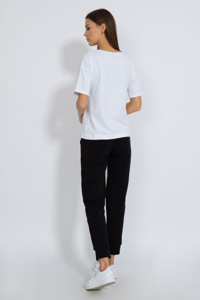 Футболка круглогодичная свободный крой из хлопкового трикотажа Kivviwear 4026.90 - фото 7