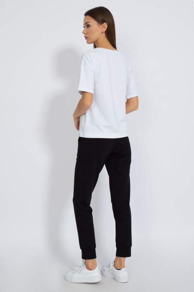 Футболка круглогодичная свободный крой из хлопкового трикотажа Kivviwear 4026.91 - фото 8