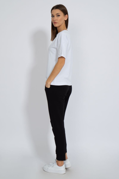 Футболка круглогодичная свободный крой из хлопкового трикотажа Kivviwear 4026.91 - фото 7