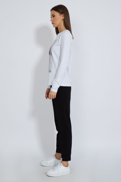 Лонгслив классический хлопковый для повседневной носки Kivviwear 4061.26 - фото 9