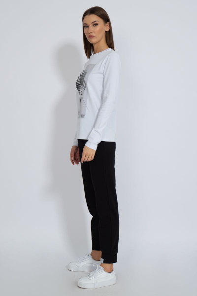 Лонгслив классический хлопковый для повседневной носки Kivviwear 4061.26 - фото 8