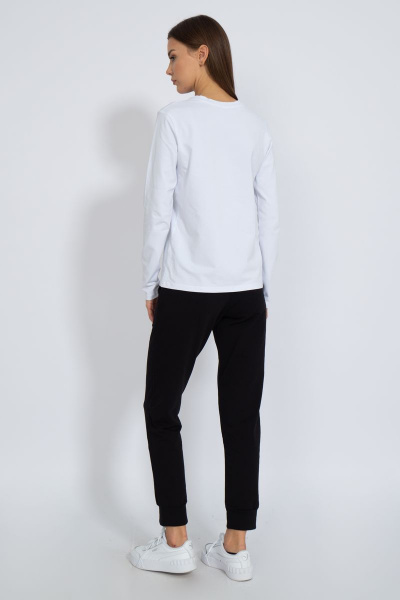 Лонгслив хлопковый классический для каждодневного стиля Kivviwear 4061.28 - фото 8