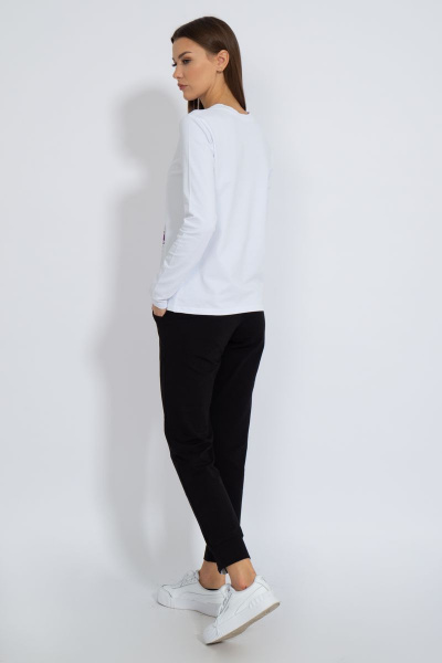 Лонгслив хлопковый с принтом для комфортного образа Kivviwear 4061.32 - фото 9