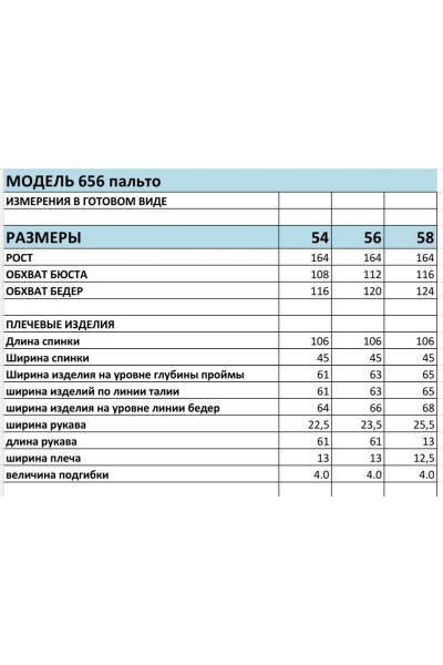 Пальто БагираАнТа 656 бирюза - фото 3