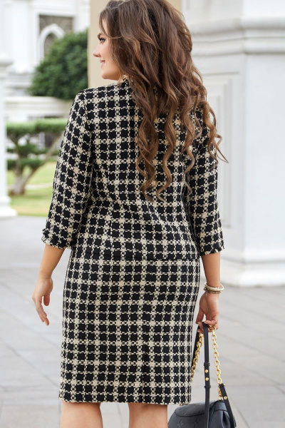 Жакет, юбка Vittoria Queen 17423 дизайн-клетка - фото 2