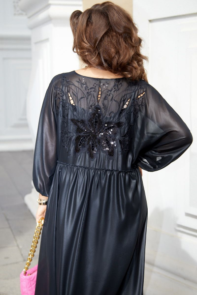Платье Vittoria Queen 17343 черный - фото 4