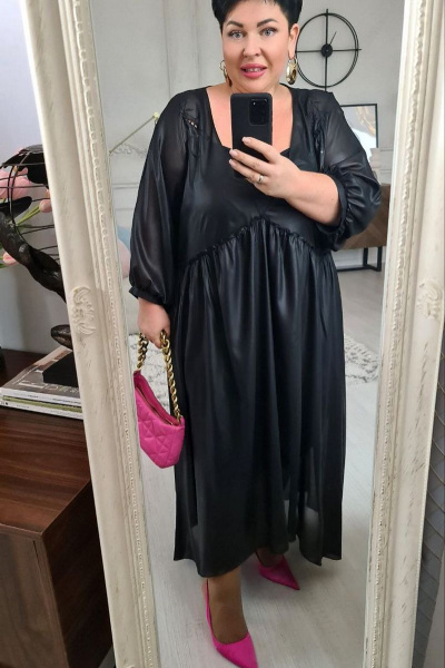 Платье Vittoria Queen 17343 черный - фото 5