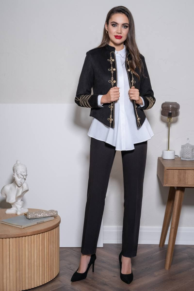 Блуза, брюки, жакет Urs 21-454-1 - фото 5