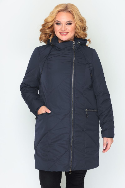 Демисезонная куртка из стёганой ткани с капюшоном Algranda А3800-2-с - фото 4