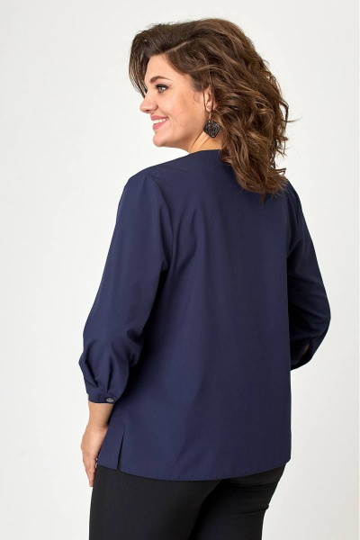 Блуза Zlata 4419 синий - фото 6