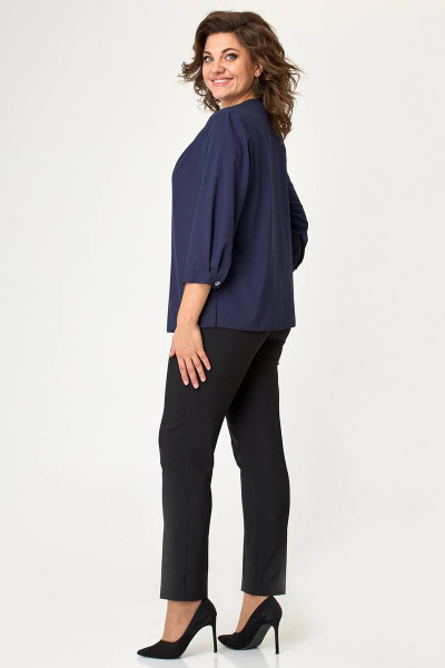 Блуза Zlata 4419 синий - фото 2