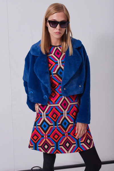 Платье на каждый день в стиле На каждый день из текстиля DAVYDOV 9119 - фото 6