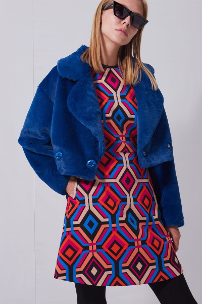 Платье на каждый день в стиле На каждый день из текстиля DAVYDOV 9119 - фото 5