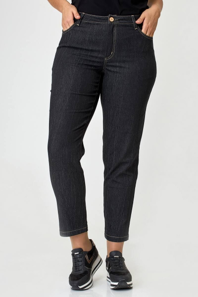 Брюки джинс с завышенной талией и длиной 7/8 для демисезона Zlata 4416 - фото 5