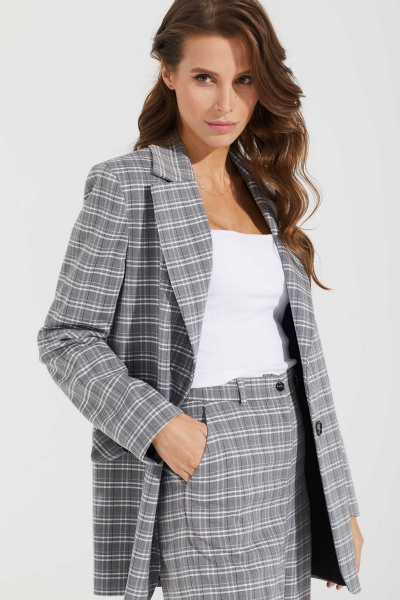 Брюки и жакет из текстиля в классическом стиле Motif 2140 - фото 5