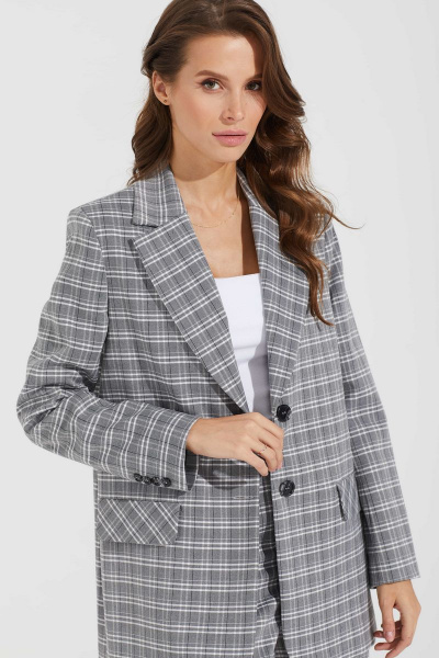 Брюки и жакет из текстиля в классическом стиле Motif 2140 - фото 4