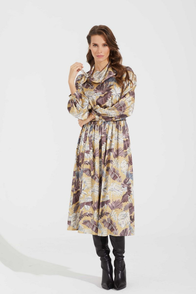 Платье мультиколор в стиле на каждый день Motif 1683 - фото 2