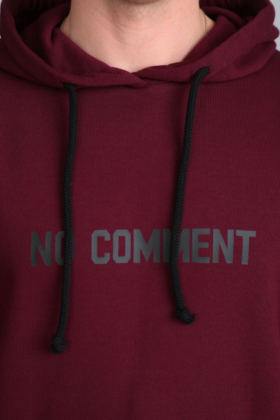 Худи на каждый день из трикотажа с принтом и капюшоном HIT 0213/1 - фото 7