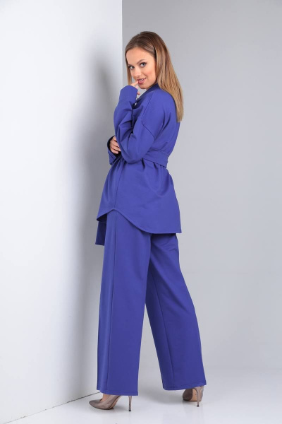 Брюки, рубашка LS 103/1 василек - фото 4