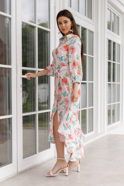 Платье Ivera 1089 розовый - фото 4