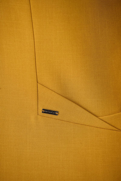 Платье нарядное полуприлегающего силуэта с рельефами БАГРЯНИЦА 5058 - фото 4