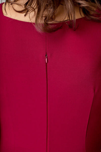 Длина приталенного нарядного платья с вытачками БАГРЯНИЦА 3119 - фото 3