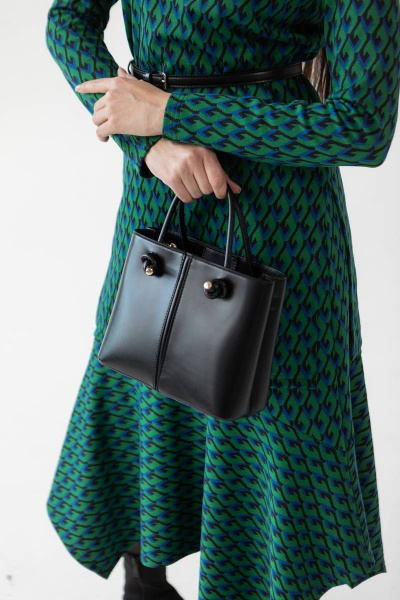 Джемпер, юбка Ivera 6039 синий, зеленый - фото 4