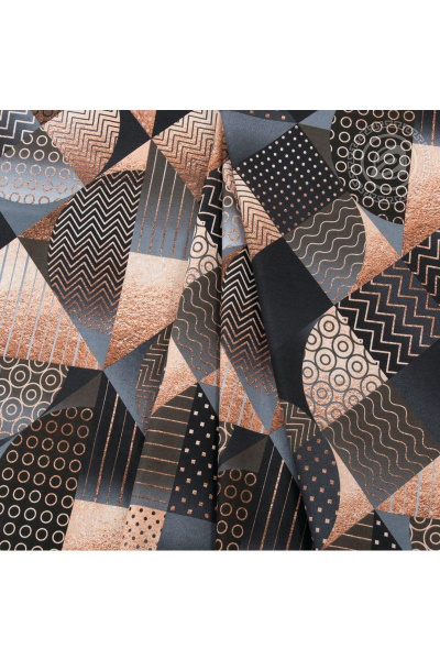 Постельный комплект из хлопкового поплина коричневый АРТПОСТЕЛЬ 900 неаполь - фото 4