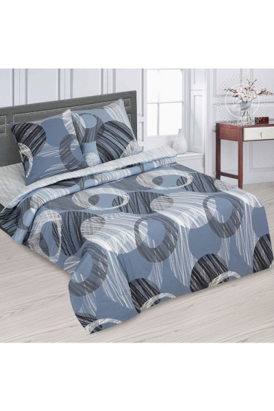 2-спальный комплект из поплина с карманом и клапанами АРТПОСТЕЛЬ 909 сириус - фото 1