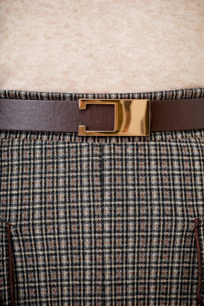 Юбка Swallow 616 клетка_капучино - фото 10