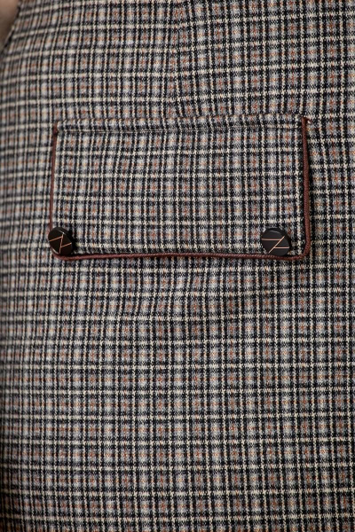 Юбка Swallow 616 клетка_капучино - фото 9