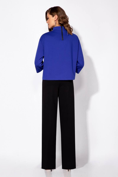 Брюки, джемпер Olegran 3932М синий/черный - фото 2