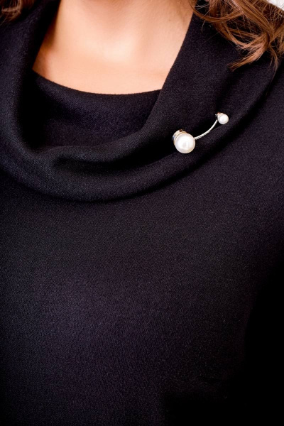 Платье Swallow 637 черный - фото 10