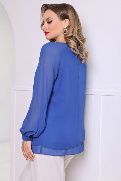 Блуза Мода Юрс 2359 василек - фото 3
