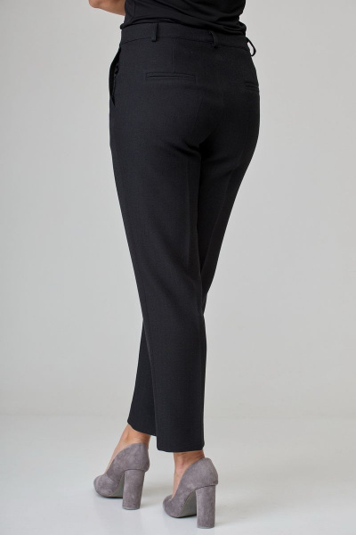 Брюки БелЭльСтиль 586-1 04 22 елочка черная - фото 4