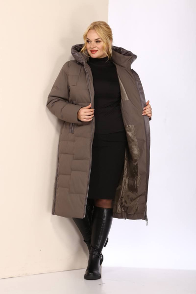 Пальто Shetti 2035 капучино - фото 6