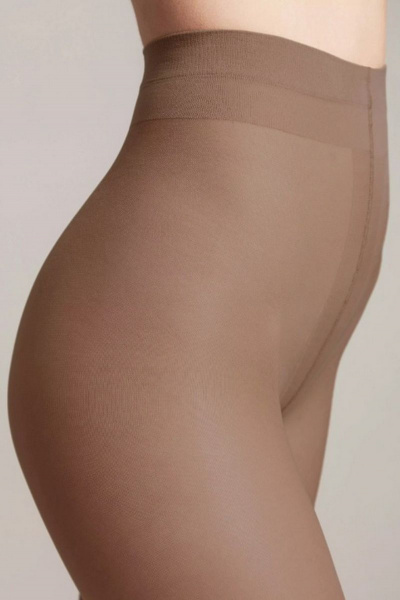 Круглогодичные коричневые трикотажные колготки Элегантность CONTE Prestigе_70_Bronz - фото 4