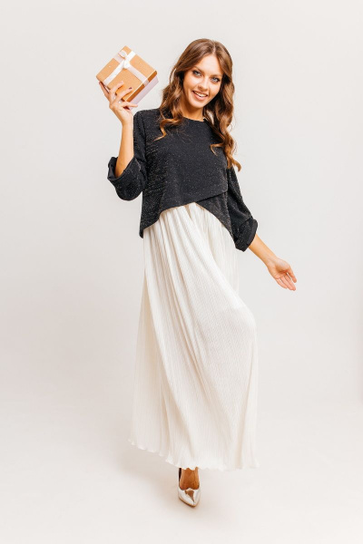 Платье Ambera 324.5 черный - фото 4