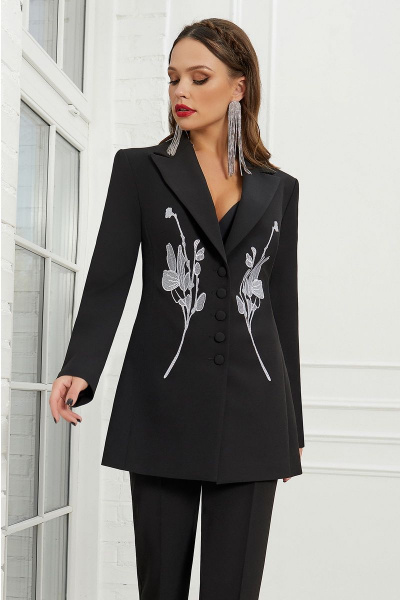 Брюки, жакет Lissana 4557 черный - фото 2