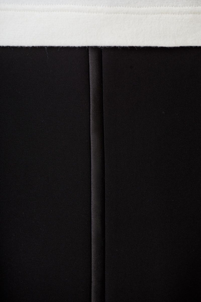 Туника, юбка Мишель стиль 1089-1 черно-белый - фото 9