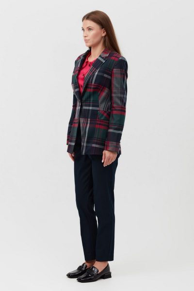 Жакет Condra 15081 зеленый/малиновый - фото 4