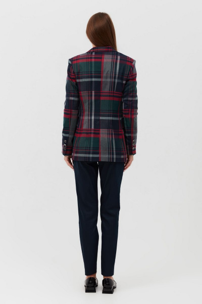 Жакет Condra 15081 зеленый/малиновый - фото 5