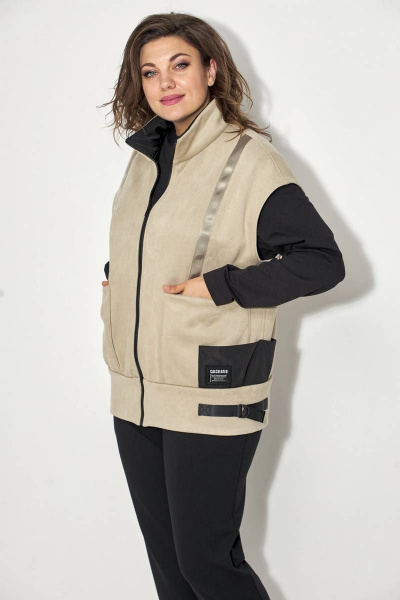 Жилет Runella 1538 бежевый - фото 6