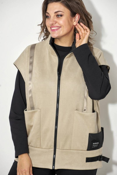 Жилет Runella 1538 бежевый - фото 4