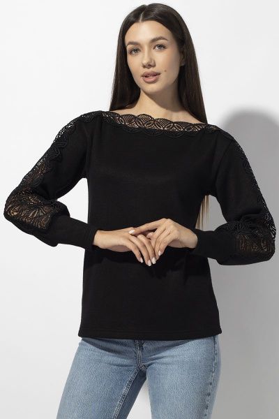 Блуза VIZAVI 678 черный - фото 2